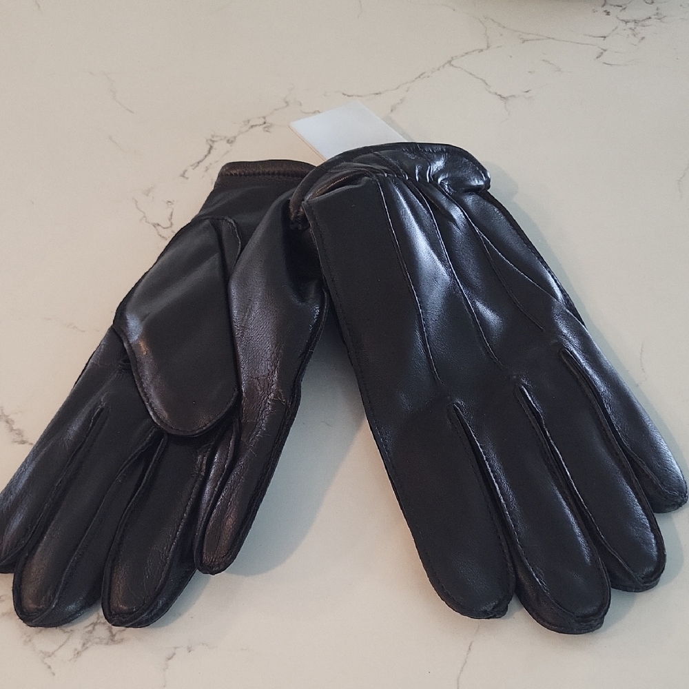 Apt. 9 Classic Black Leather Gloves